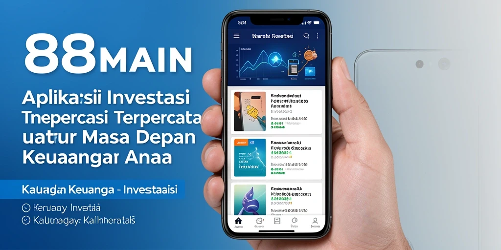 Tampilan antarmuka 88MAIN yang ramah pengguna untuk investasi.
