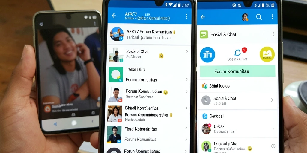 Tampilan antarmuka AFK77 yang menarik dan user-friendly.
