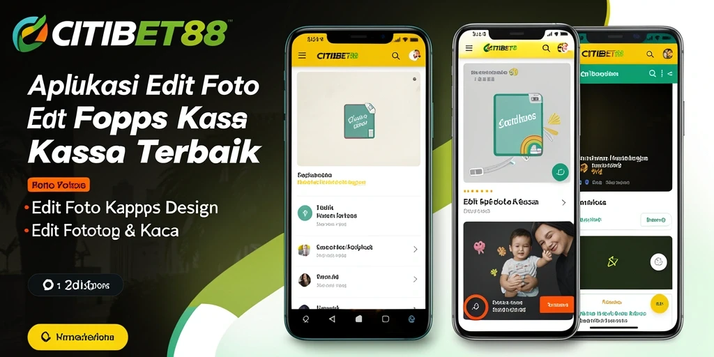 Tampilan antarmuka CITIBET88 saat mengedit foto kertas kaca.