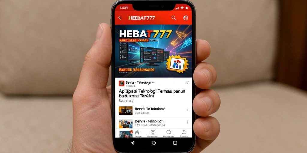 Tampilan antarmuka HEBAT777 yang memudahkan akses berita teknologi.