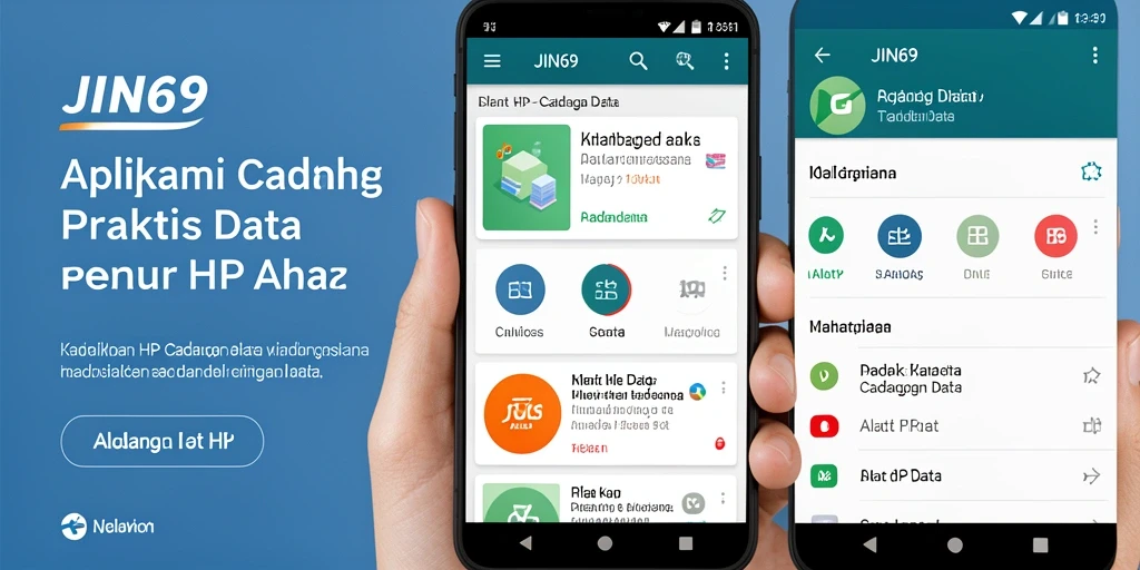 Antarmuka JIN69 yang sederhana untuk cadangan data.