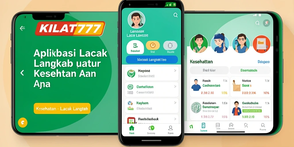 Tampilan antarmuka pengguna KILAT777 saat melacak langkah.