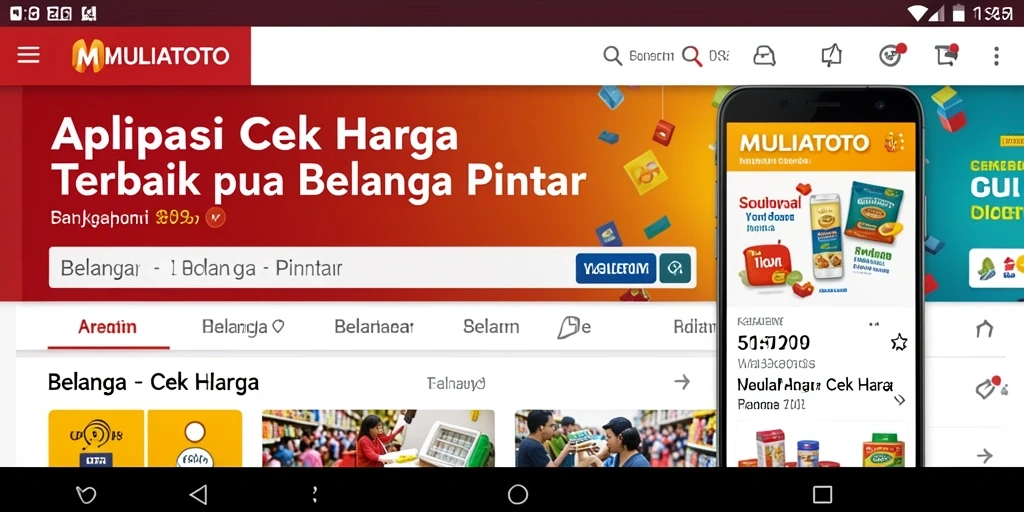 Tampilan antarmuka MULIATOTO yang intuitif untuk Cek Harga.