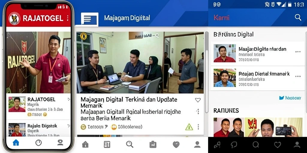 Antarmuka aplikasi RAJATOGEL yang menarik dan informatif.