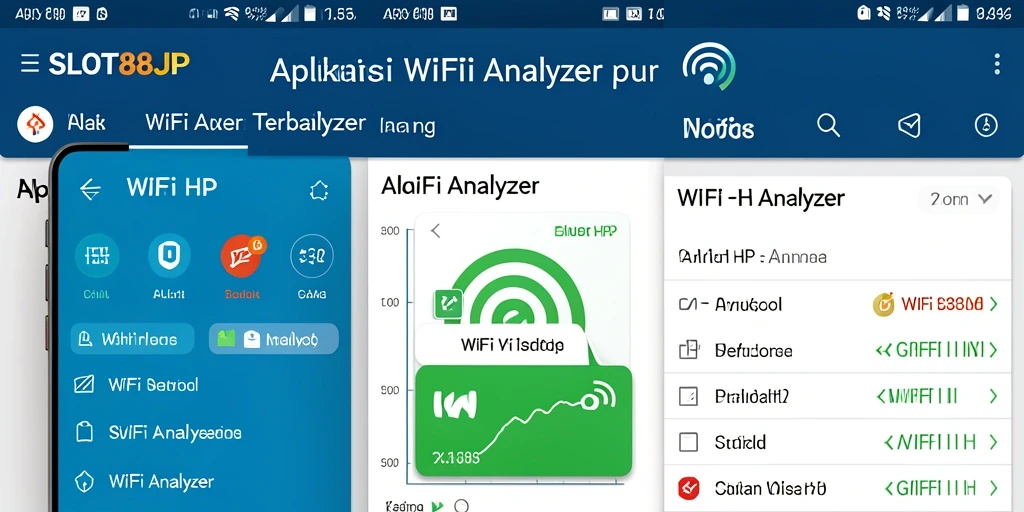 Antarmuka utama SLOT88JP menampilkan analisis jaringan WiFi secara jelas.