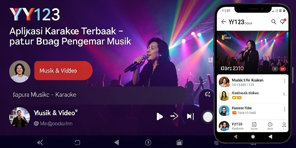 Tampilan antarmuka pengguna YY123 yang modern dan fungsional.